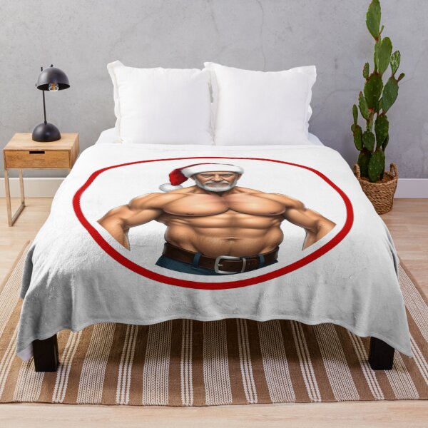 Item preview, Bodybuilder Santa Claus designed and sold by muscledaddies.
