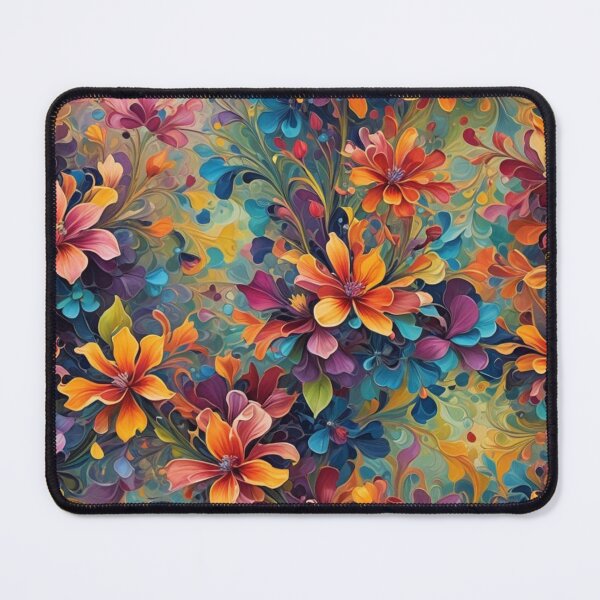 Item preview, Abstract Colorful Floral Pattern designed and sold by calibrit.