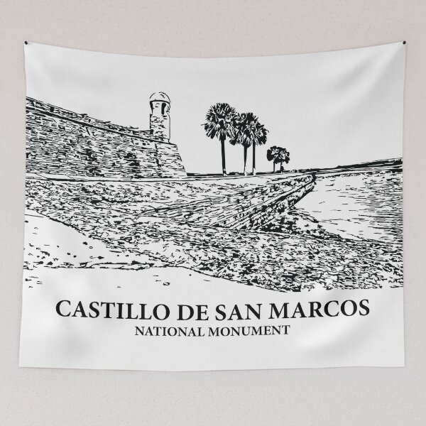 Artikelvorschau, Nationaldenkmal Castillo de San Marcos entworfen und verkauft von Lakeric Cityscapes.