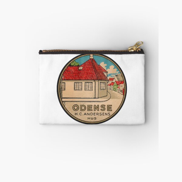 Item preview, Odense Funen Denmark Vintage Travel Decal designed and sold by hilda74.