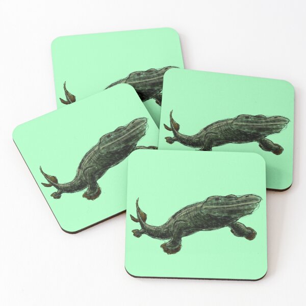 Item preview, Tiktaalik: The Evolutionary Pioneer (No Quote) - T-Shirts, Stickers, Posters designed and sold by MechanicalART.