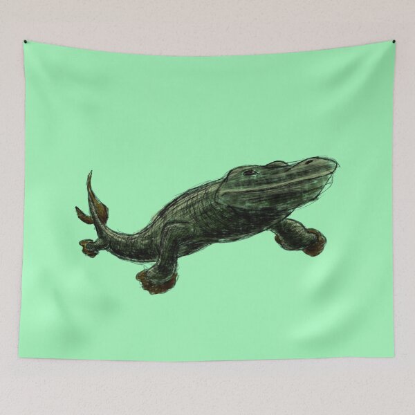 Item preview, Tiktaalik: The Evolutionary Pioneer (No Quote) - T-Shirts, Stickers, Posters designed and sold by MechanicalART.