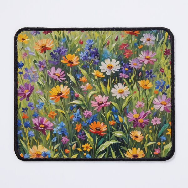 Item preview, Abstract Colorful Field of Flowers designed and sold by calibrit.