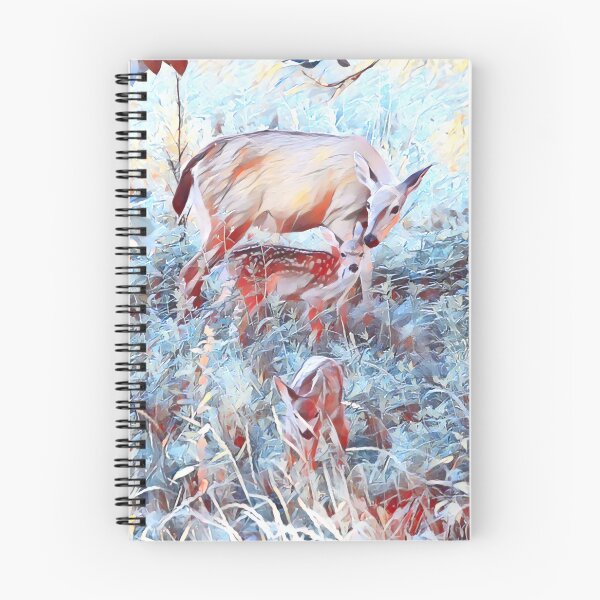 Item preview, Photo art of Mama Deer and Babies designed and sold by CreatedMuse.