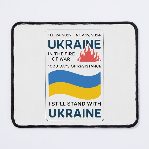 Item preview, Ukraine in the Fire of War - 1000 Days Print designed and sold by cabana.space.