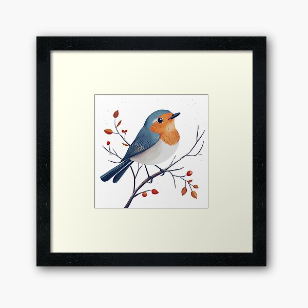 Aperçu de l'œuvre Robin d'hiver créée et vendue par OtterComforts.