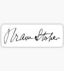 Bram Stoker Signature Sticker