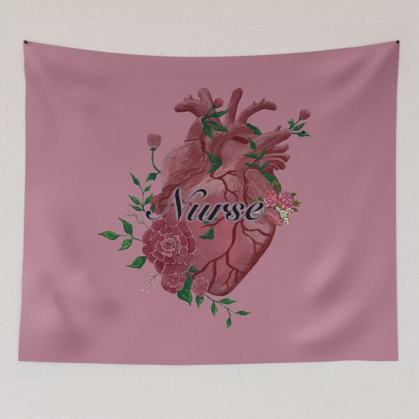 Item preview, Nurse Botanical Heart designed and sold by WeirdCreatureCo.