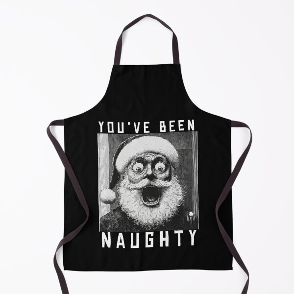 Item preview, youve been naughty 2 - black and white christmas horror manga anime santa designed and sold by ForsakenFrames.