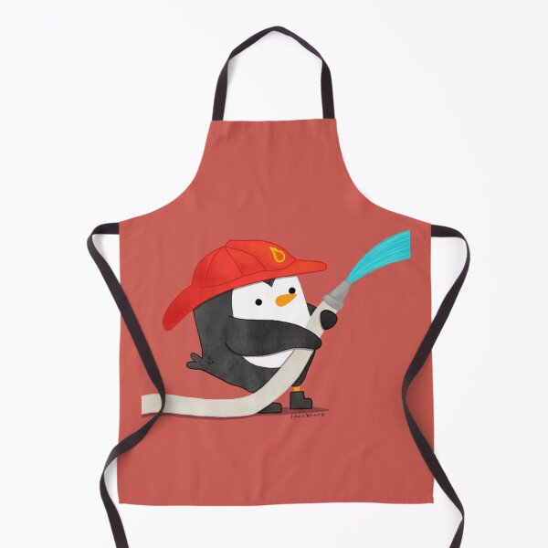 Item preview, Firefighter Penguin designed and sold by thepenguinsfamily.