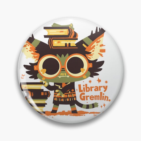 Item preview, Library Gremlin designed and sold by Nowshin Tasnim.