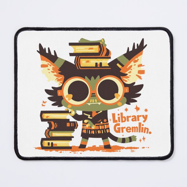 Item preview, Library Gremlin designed and sold by Nowshin Tasnim.