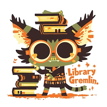 Artwork thumbnail, Library Gremlin by Quirkyaesthetics