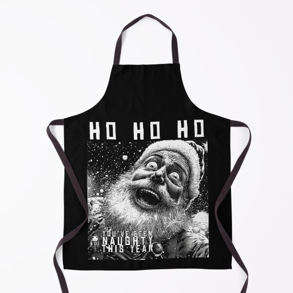 Item preview, youve been naughty 3 - black and white christmas horror manga anime santa designed and sold by ForsakenFrames.