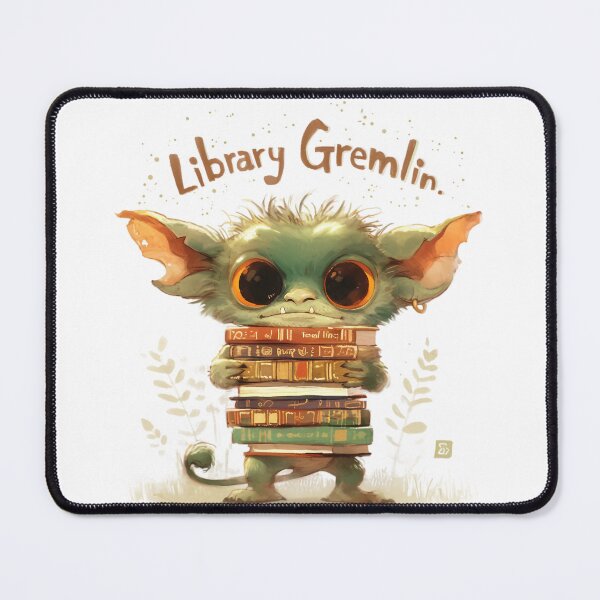 Item preview, Library Gremlin designed and sold by Nowshin Tasnim.