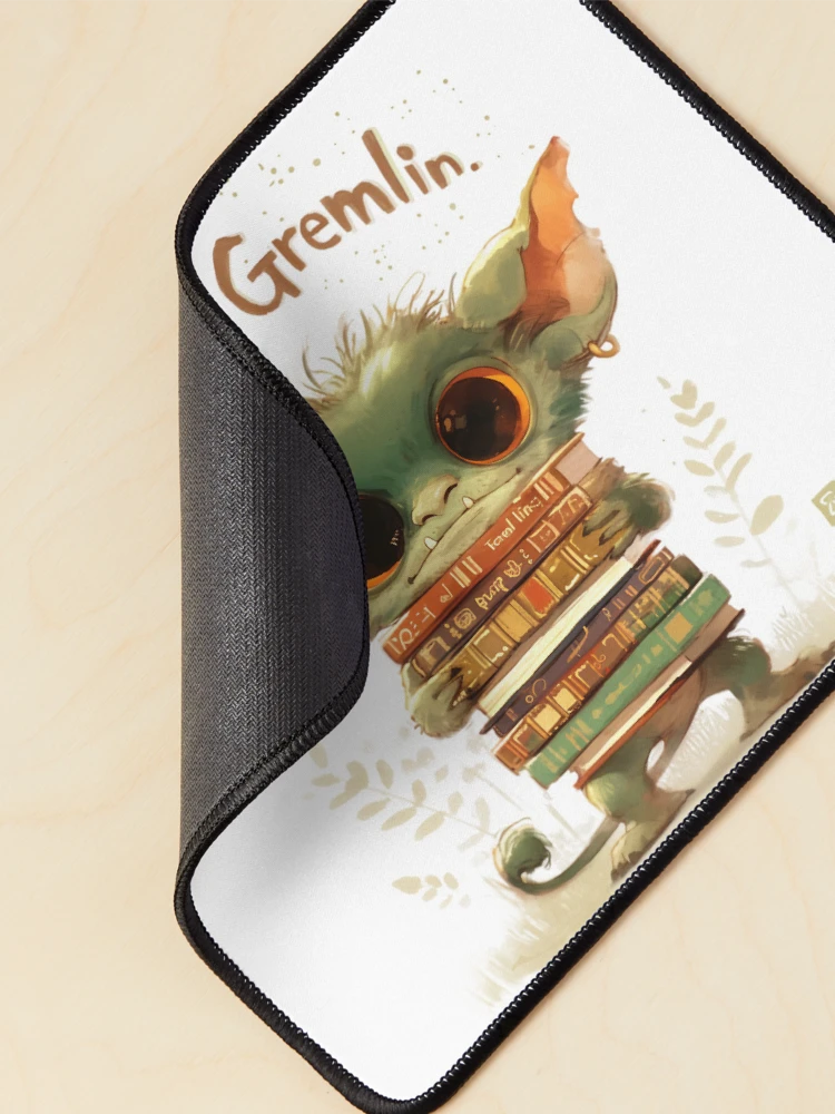 Thumbnail 2 of 5, Mouse Pad, Library Gremlin designed and sold by Quirkyaesthetics.