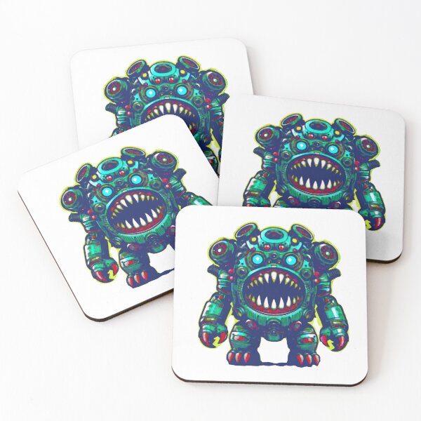 Item preview, Green Monster Futuristic Vintage Style, Retro Sci-Fi Art designed and sold by AstronautMerch.