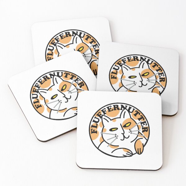 Item preview, Fluffernutter white cat designed and sold by jazzydevil.