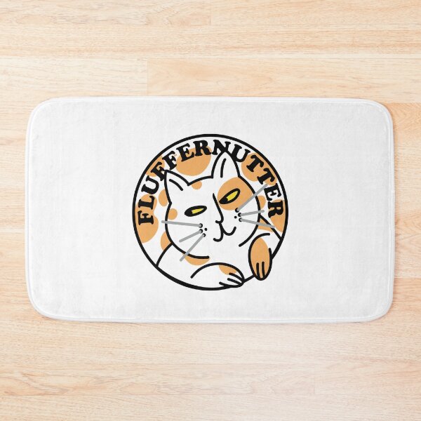 Item preview, Fluffernutter white cat designed and sold by jazzydevil.