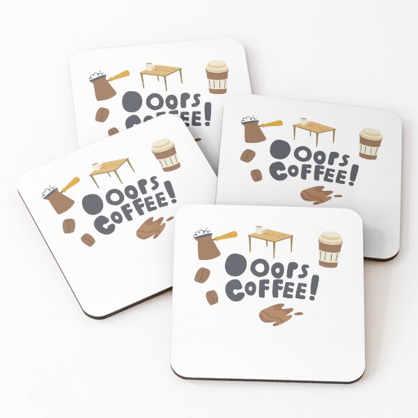 Item preview, Women Cute Funny Ooops Coffee Design designed and sold by MPDesignStudio.
