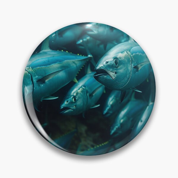 Artikelvorschau, Marine - Thunfischschwarm entworfen und verkauft von KootenayDesigns.