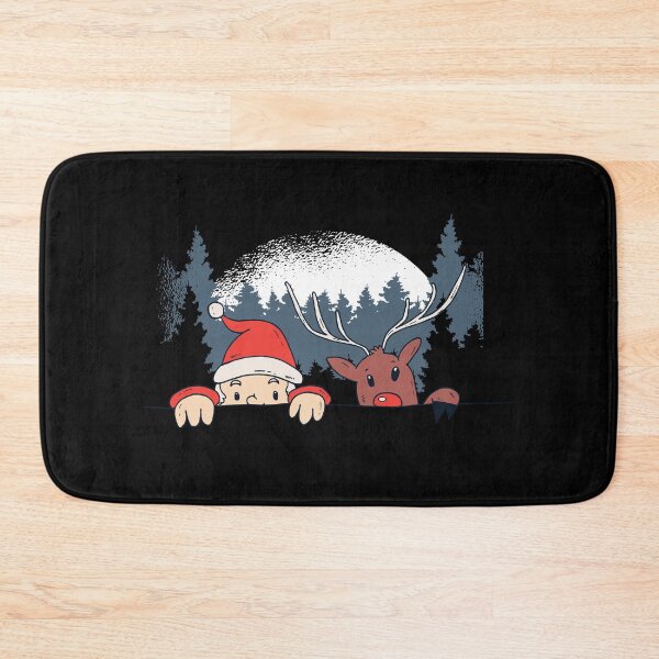 Item preview, Santa and Rudolph Sneaking  designed and sold by TurtleDojo.