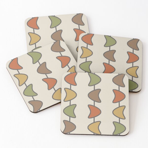 Item preview, Atomic Era Boomerangs Multicolored designed and sold by thepixelgarden.
