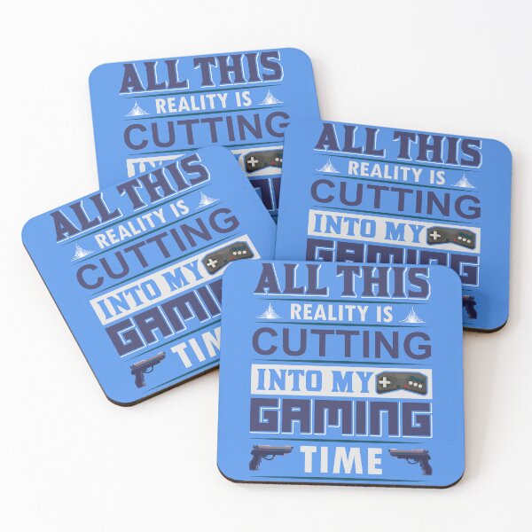 Item preview, All This Reality is Cutting Into My Gaming Time Funny Gamer  designed and sold by The Junto Shop.