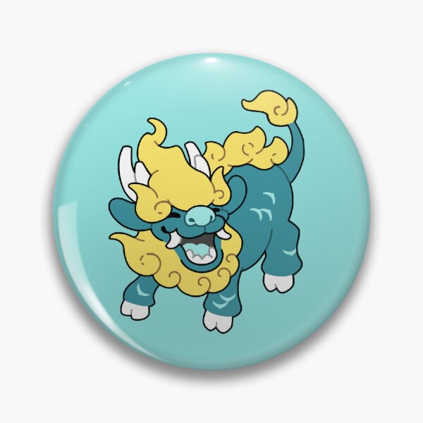 Item preview, Cheerful Qilin (Blue) designed and sold by KailaniPinonArt.