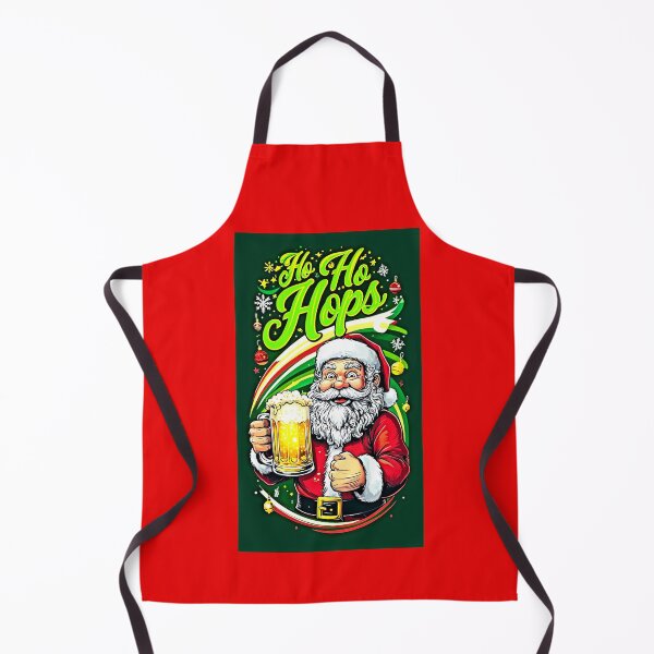 Artikelvorschau, Ho ho Hops Vintage Santa Frohe Weihnachten - Lustiges Feiertags-Meme entworfen und verkauft von Earth Nature Creations.