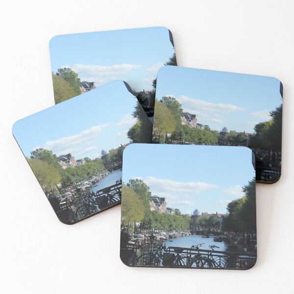 Item preview, Bikes and canals of Amsterdam designed and sold by marianaalens.