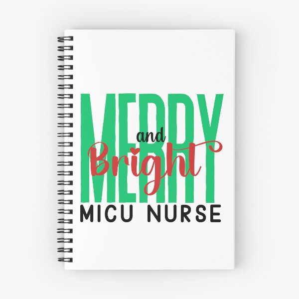 Item preview, MICU Nurse Merry and Bright (Holiday) designed and sold by Whackadoodletee.