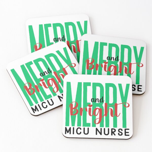 Item preview, MICU Nurse Merry and Bright (Holiday) designed and sold by Whackadoodletee.