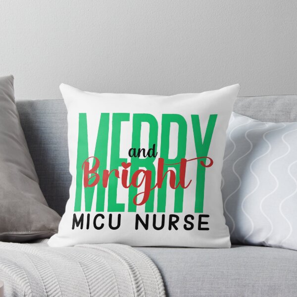 Item preview, MICU Nurse Merry and Bright (Holiday) designed and sold by Whackadoodletee.