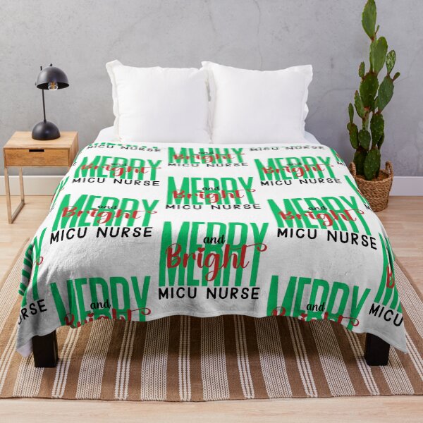 Item preview, MICU Nurse Merry and Bright (Holiday) designed and sold by Whackadoodletee.