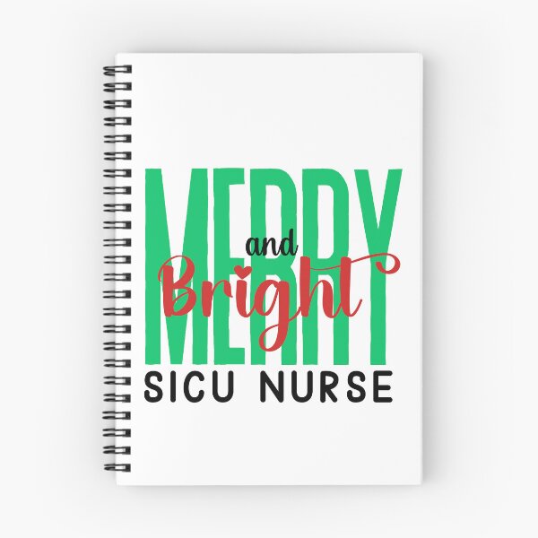 Item preview, SICU Nurse Merry and Bright (Holiday) designed and sold by Whackadoodletee.