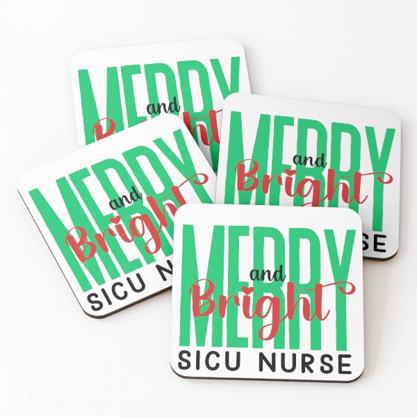 Item preview, SICU Nurse Merry and Bright (Holiday) designed and sold by Whackadoodletee.