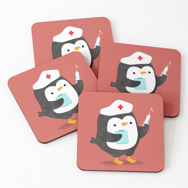 Item preview, Nurse Penguin designed and sold by thepenguinsfamily.