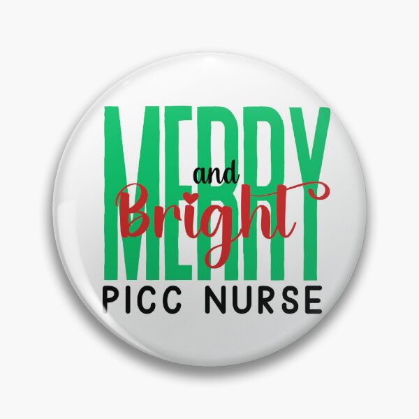 Item preview, PICC Nurse Merry and Bright (Holiday) designed and sold by Whackadoodletee.