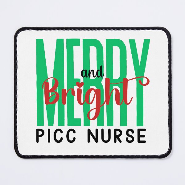 Item preview, PICC Nurse Merry and Bright (Holiday) designed and sold by Whackadoodletee.