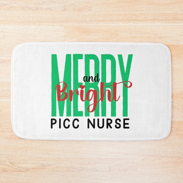 Item preview, PICC Nurse Merry and Bright (Holiday) designed and sold by Whackadoodletee.