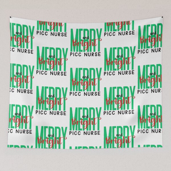 Item preview, PICC Nurse Merry and Bright (Holiday) designed and sold by Whackadoodletee.