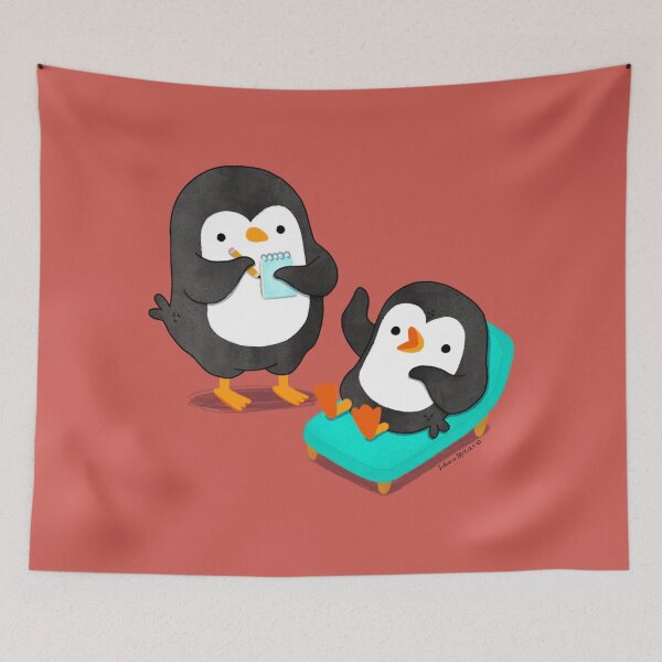 Item preview, Psychologist Penguin designed and sold by thepenguinsfamily.