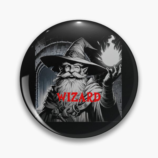 Item preview, Wizard with Fireball - Fantasy RPG Art designed and sold by DMcK Designs.