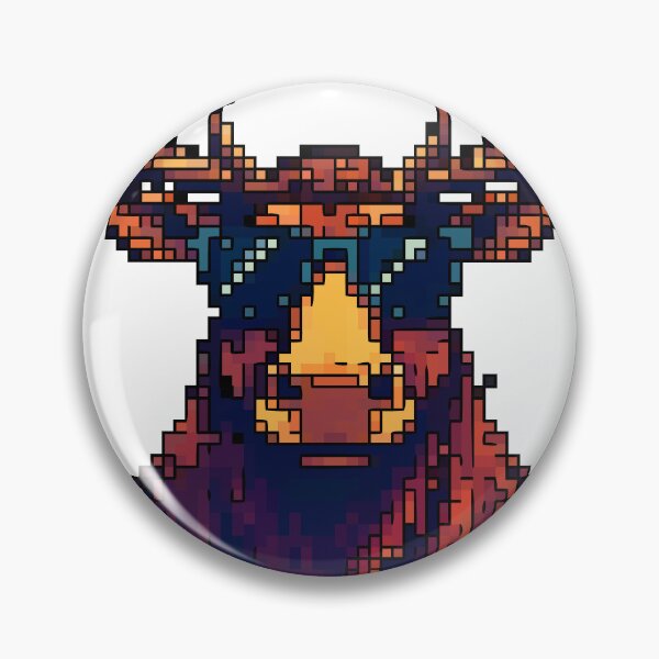 Item preview, Majestic Moose: Pixelated Wanderer designed and sold by NaturePixel.