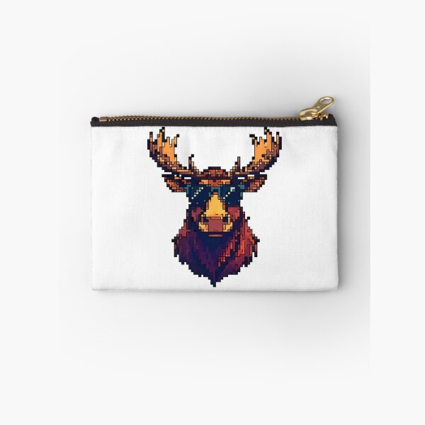 Item preview, Majestic Moose: Pixelated Wanderer designed and sold by NaturePixel.