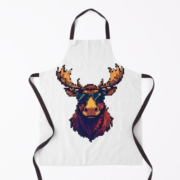 Item preview, Majestic Moose: Pixelated Wanderer designed and sold by NaturePixel.