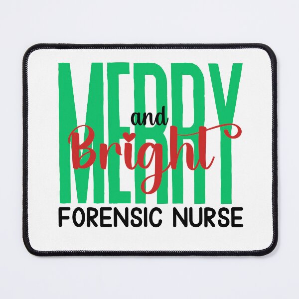 Item preview, Forensic Nurse Merry and Bright (Holiday) designed and sold by Whackadoodletee.