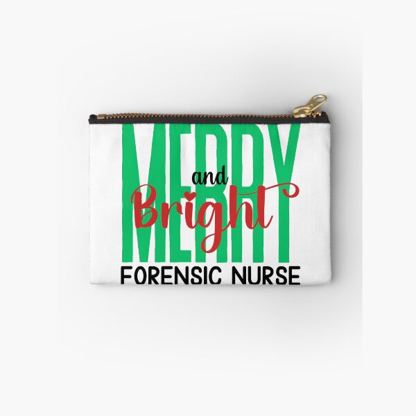 Item preview, Forensic Nurse Merry and Bright (Holiday) designed and sold by Whackadoodletee.