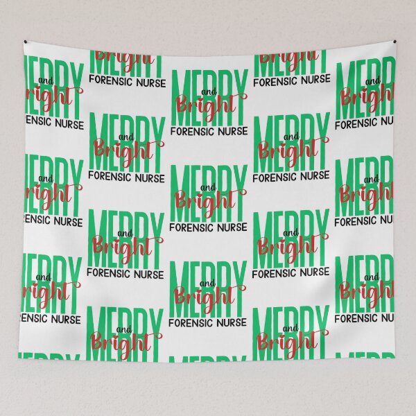 Item preview, Forensic Nurse Merry and Bright (Holiday) designed and sold by Whackadoodletee.